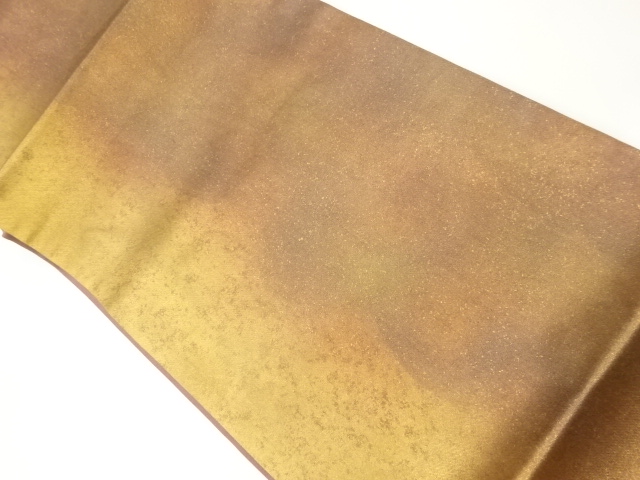 リサイクル　引箔開き名古屋帯（額縁仕立て）